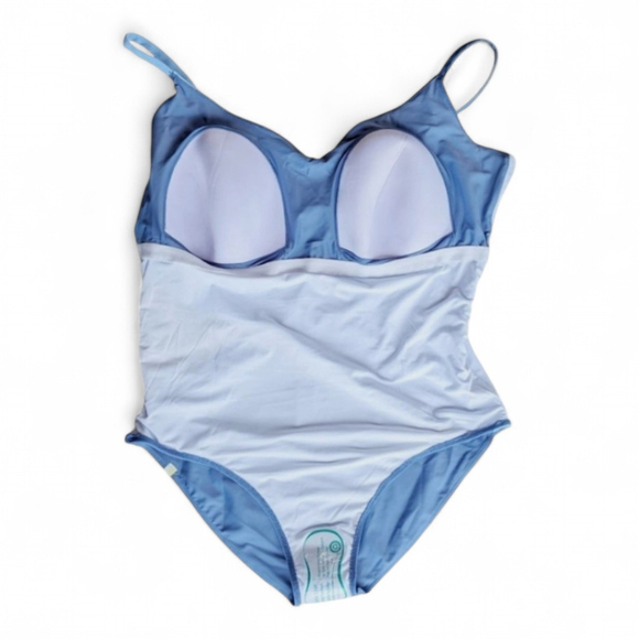 Summersalt Marina One Piece Colorblock Swimsuit sz 22 NWT Full Coverage - Picture 11 of 12